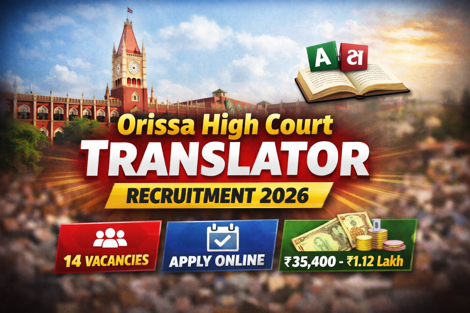 Odisha High Court Translator Recruitment 2026