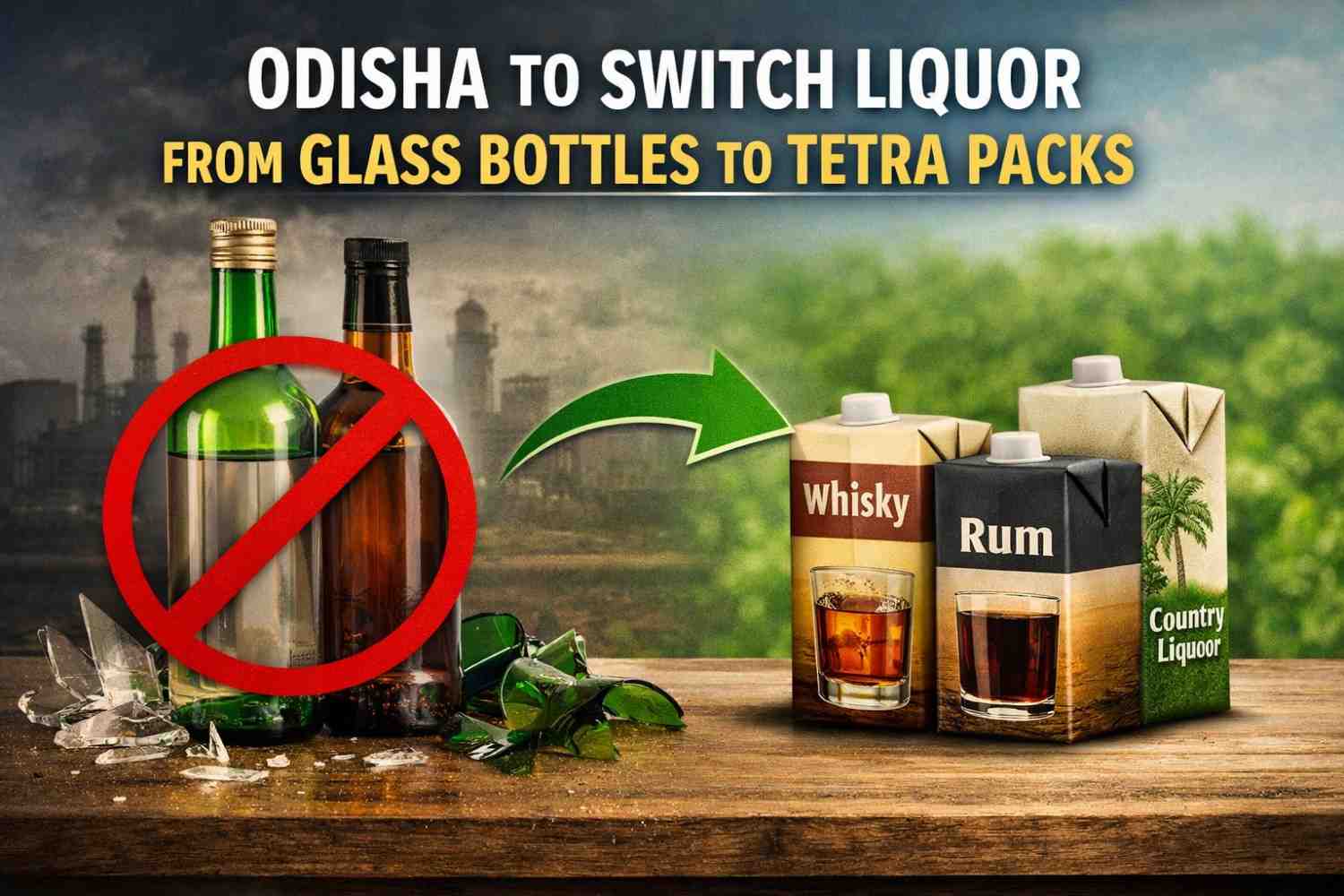 Odisha Plans Liquor Sale in Tetra Packs Instead of Glass Bottles