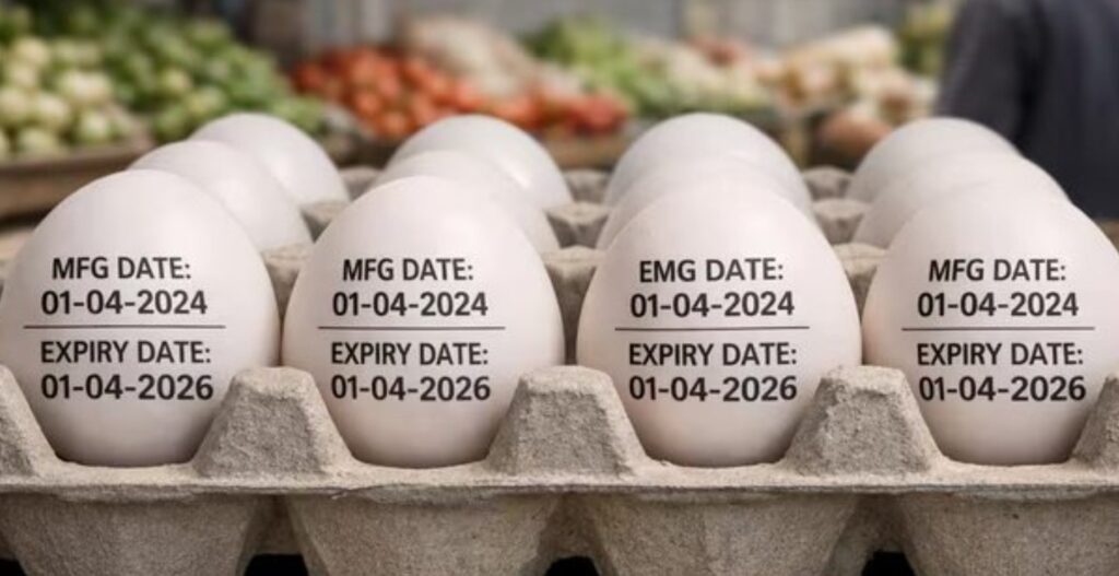 Uttar Pradesh Mandates Expiry Date Stamping on Every Egg from April 1