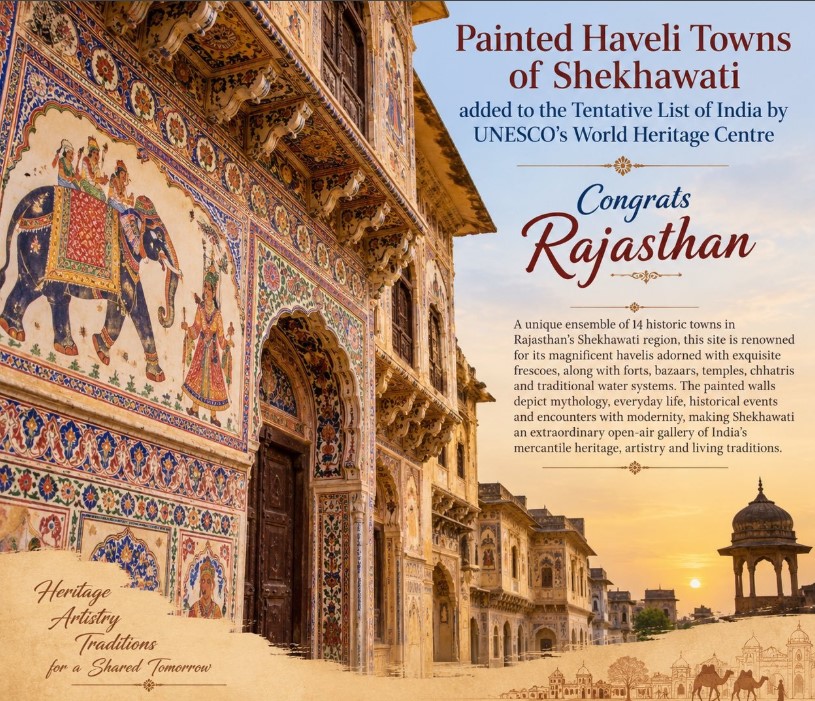 14 Painted Haveli Towns of Shekhawati Join UNESCO Tentative List